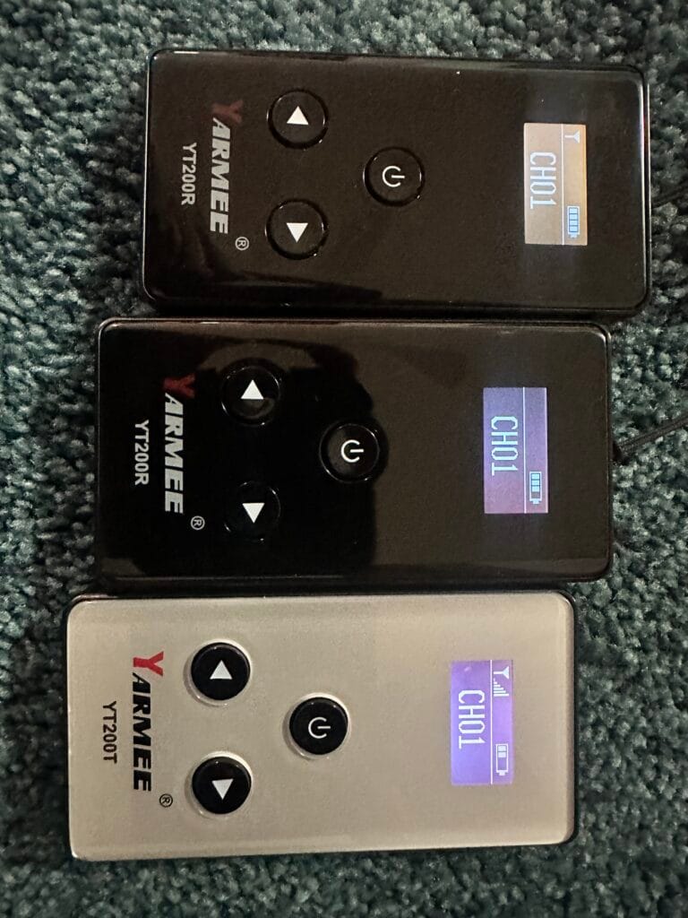 Interlingual portable tour-guide transmitter and receivers